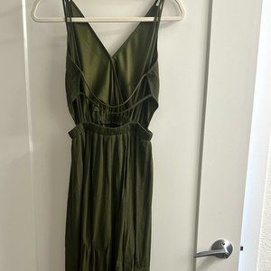 Olive Green Summer Dress